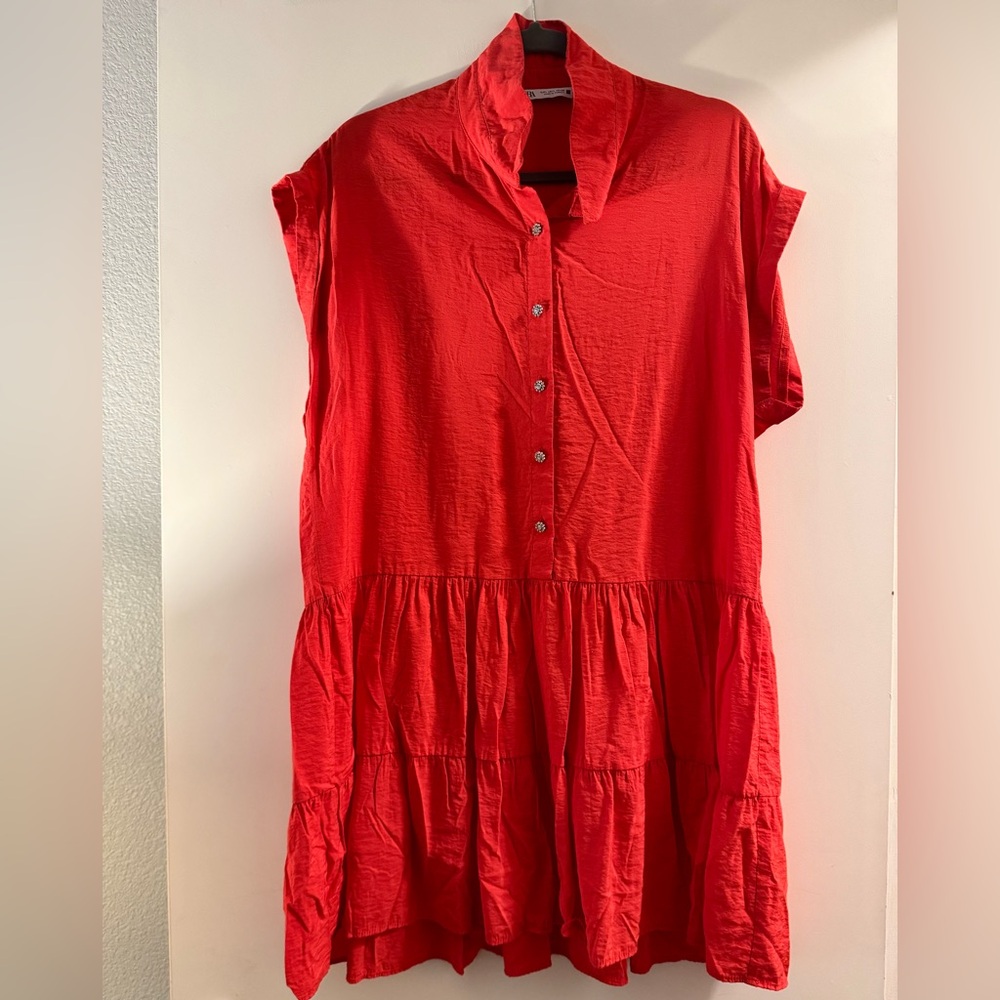 Coral Mini Dress (Zara)!
